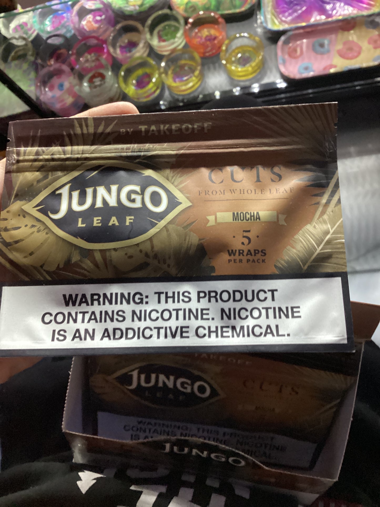 Jungo leaf mocha 5wraps per pack