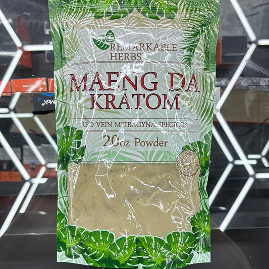 Remarkable herbs, maeng da Kratom , red vein mitragyna speciosa 20oz powder