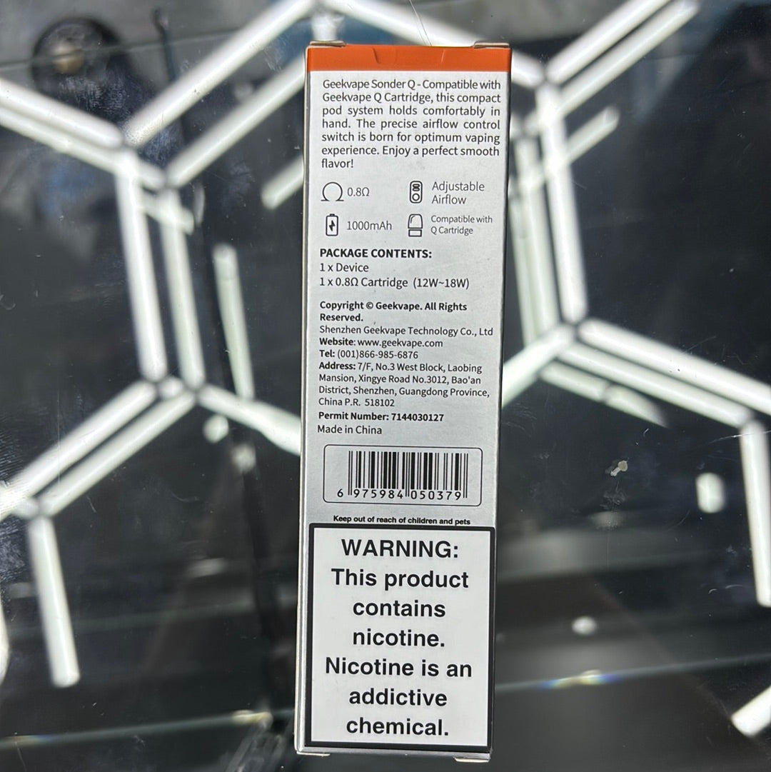 Geek vape qpod wonder q blue/purple