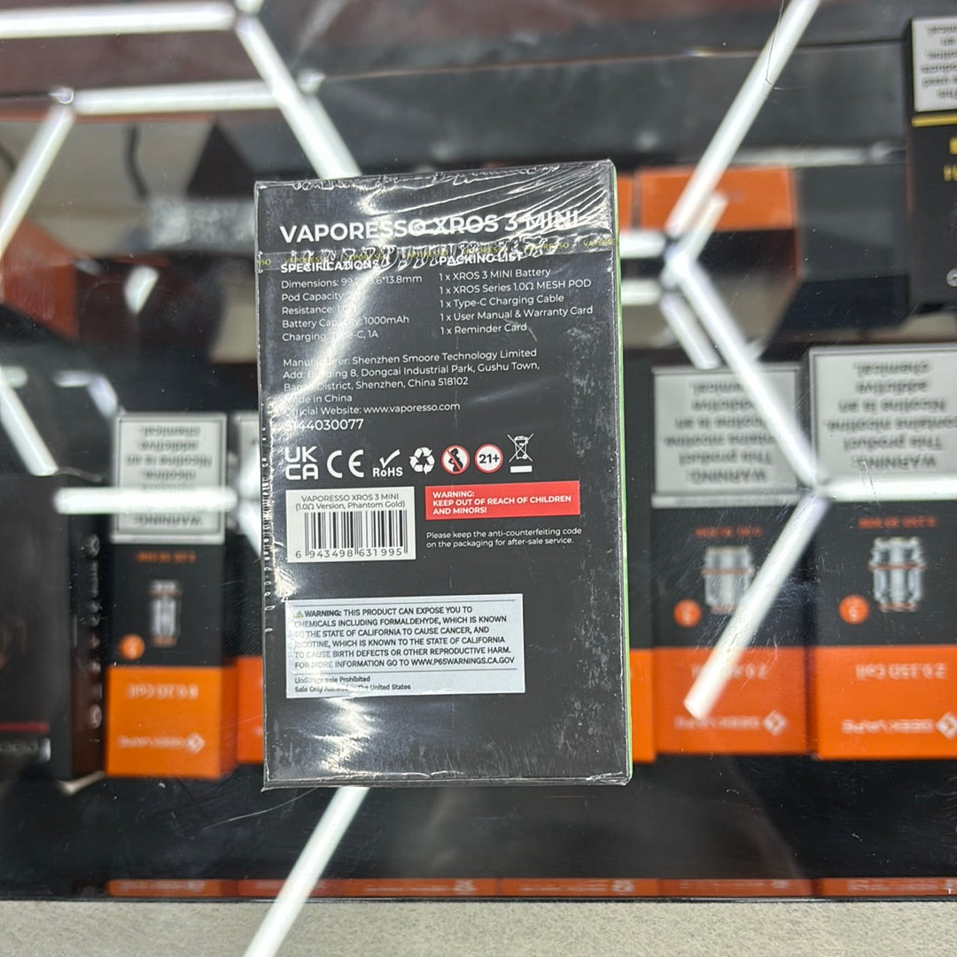 Vaporesso xros 3 mini gold