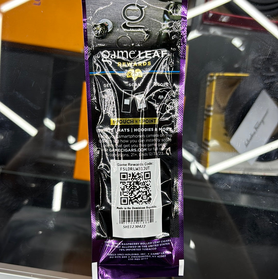 Game leaf black raspberry