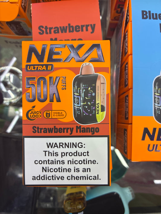 Nexa ultra II 50k puffs strawberry mango