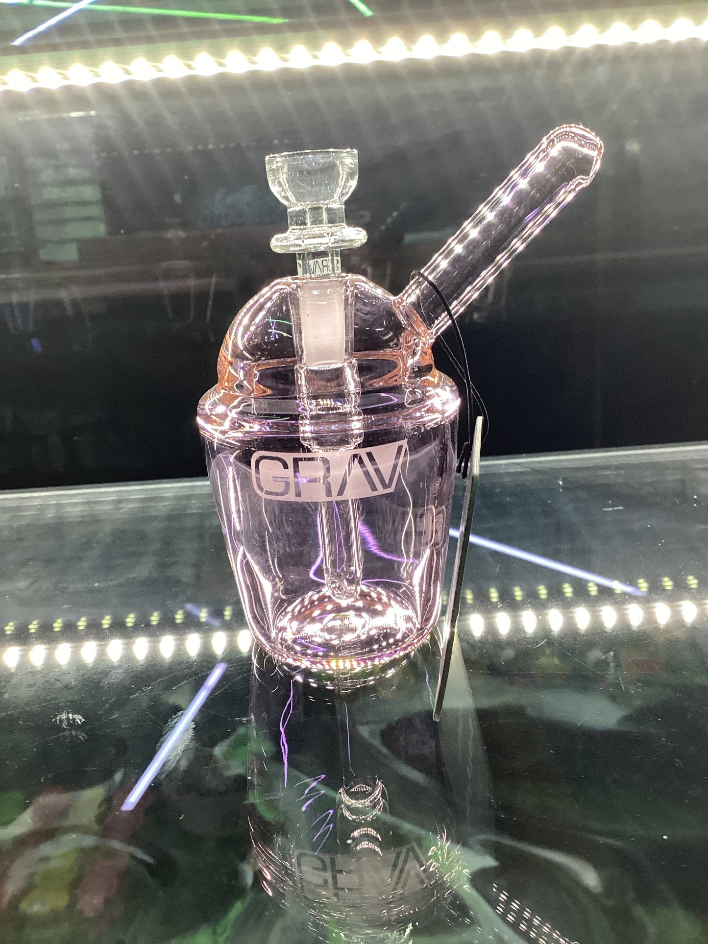 Grav slush cup pocket bubbler pink