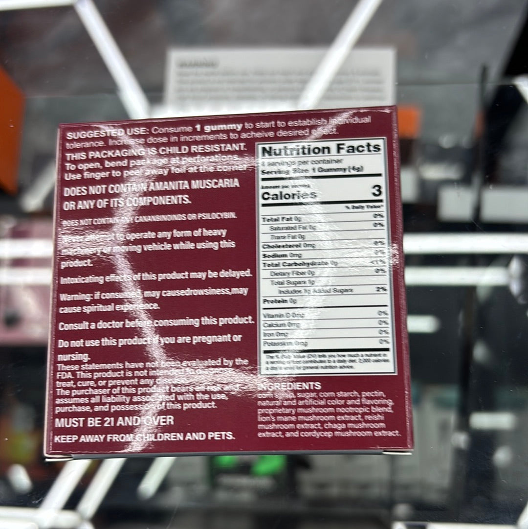 Shrumfuzed 4pack watermelon shroom gummies