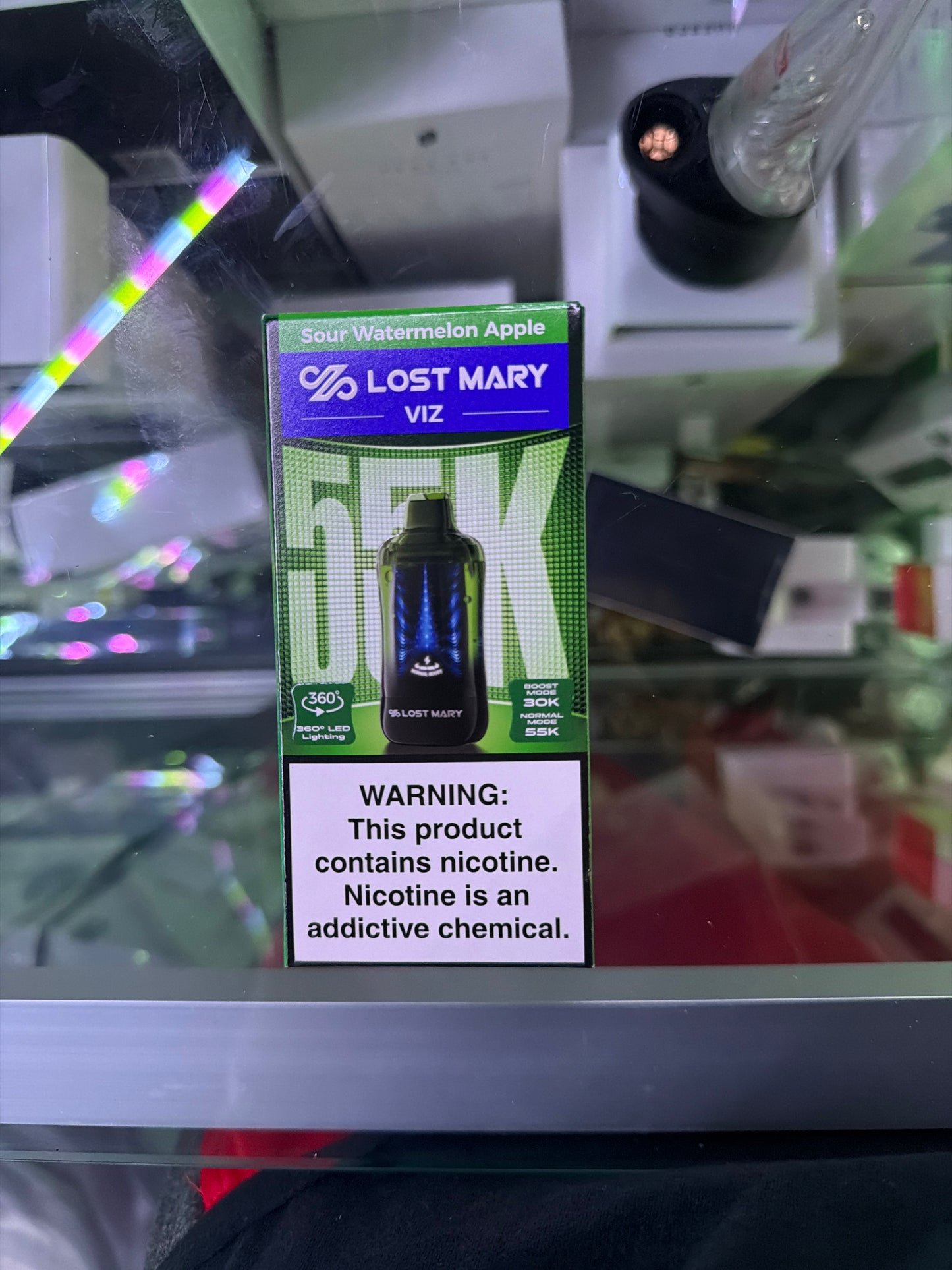 Lost mary Viz 55k hits sour watermelon apple