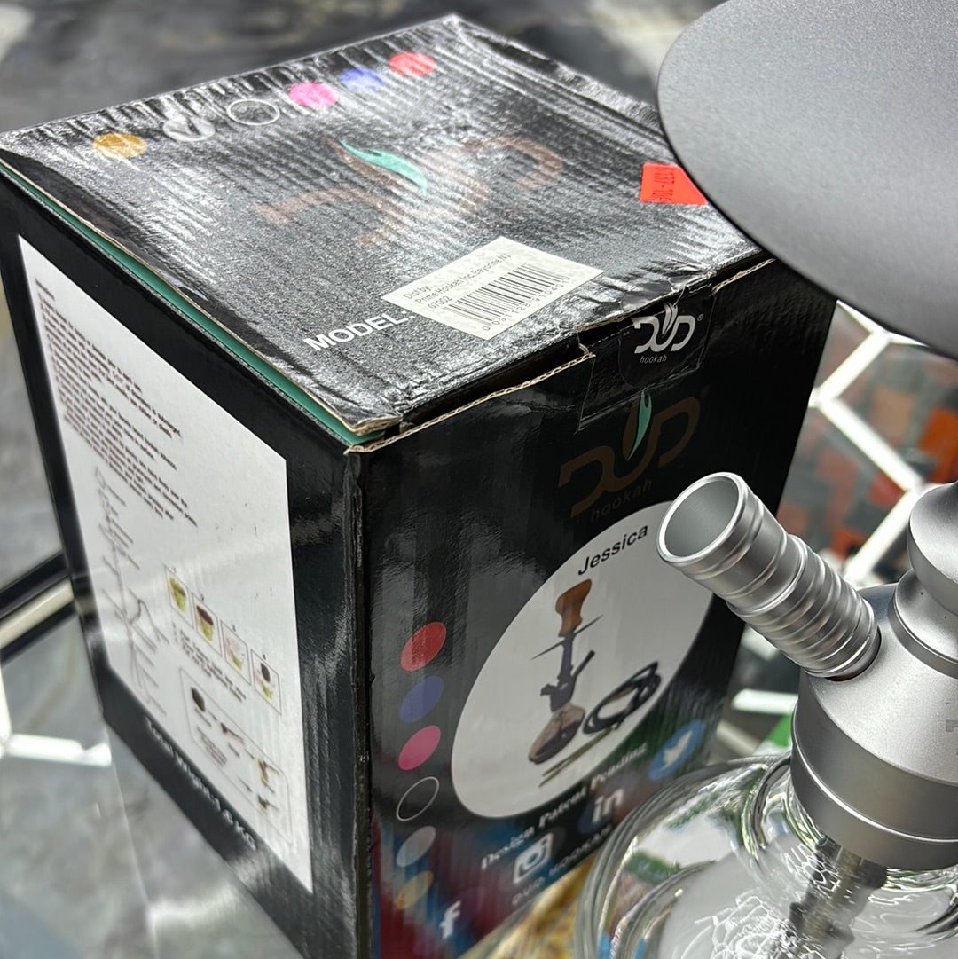 Dud hookah jessica white small hookah