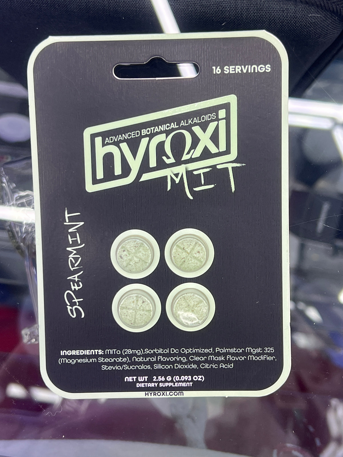 Hydroxi MIT advanced botanical alkaloids 28mg spearmint 16 servings