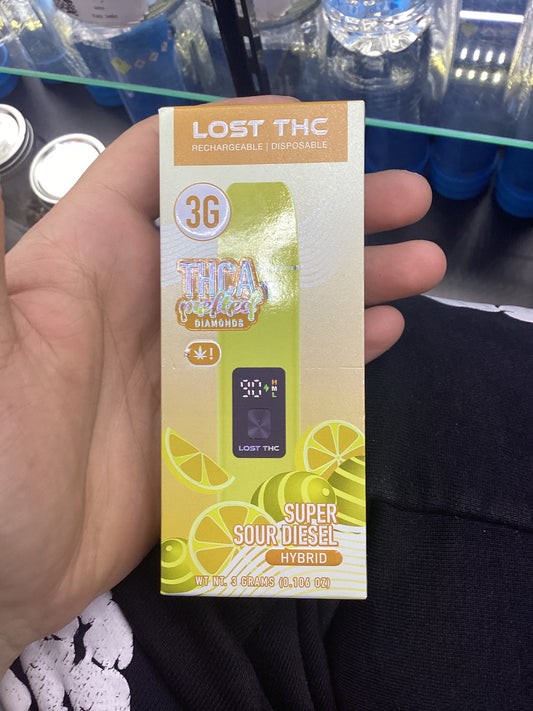 Lost thca melted diamonds 3g super sour diesel hybrid