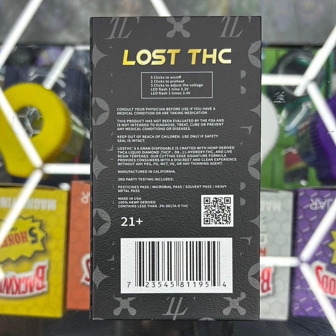 Lost thc live resin wappa, hybrid 6g