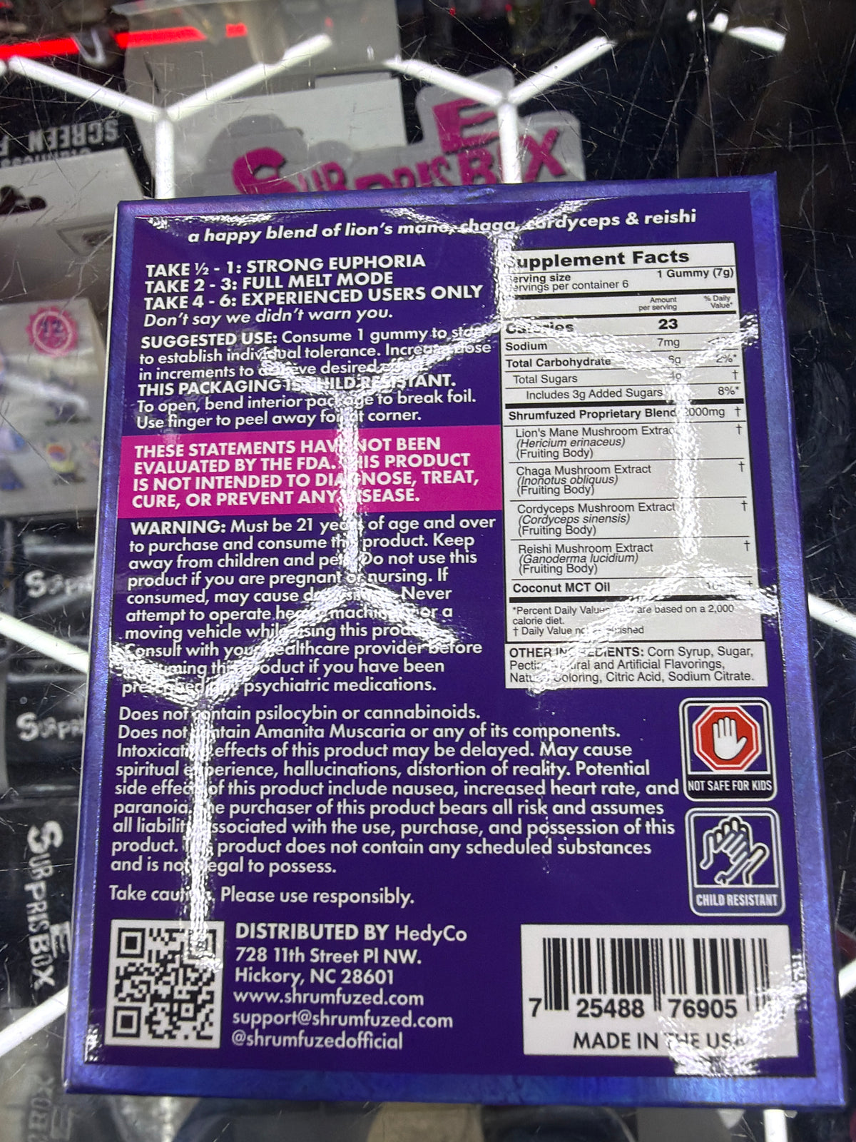 ￼Shrujmfuzed max 12000 blue Raz Gummies