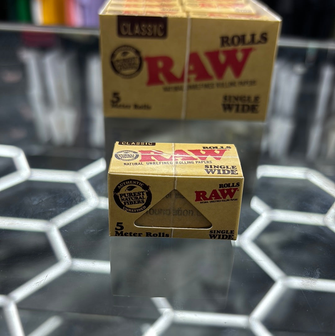Raw classic single wide 5 meter rolls