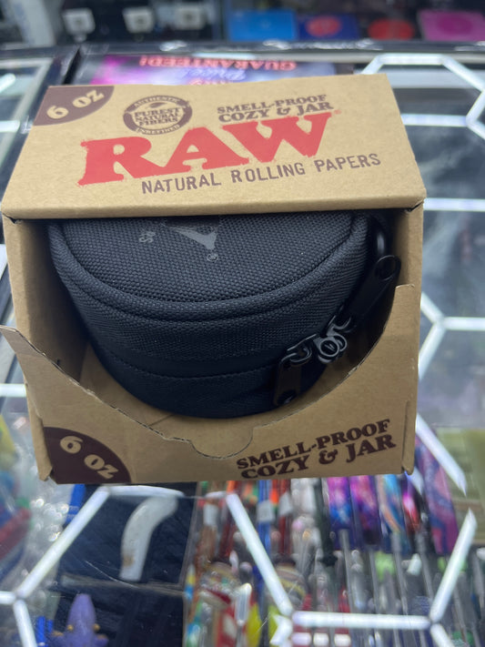 Raw 6oz smell proof cozy&jar