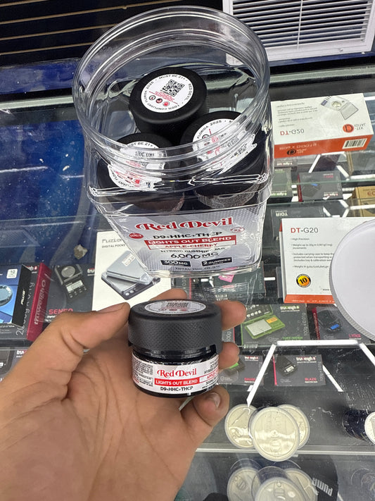 Red devil lights out blend 6000mg apple cherry