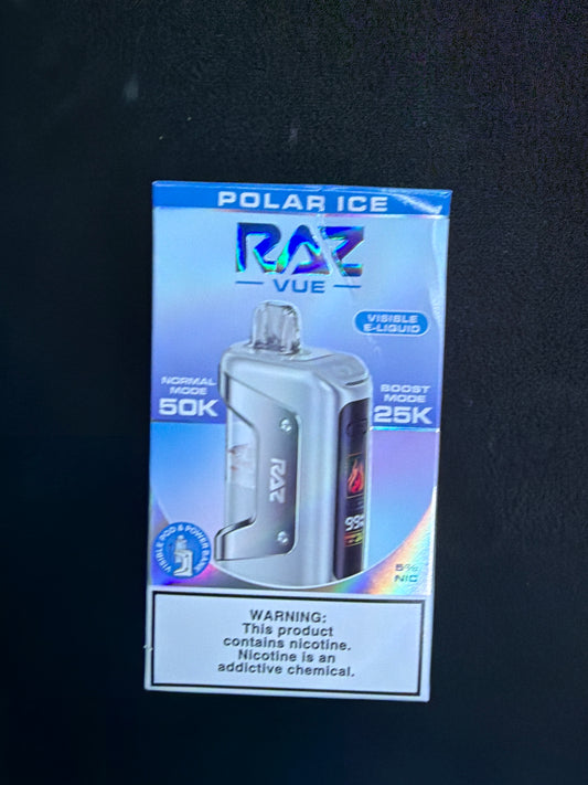 Raz Vue Kit 50k puff disposable polar ice