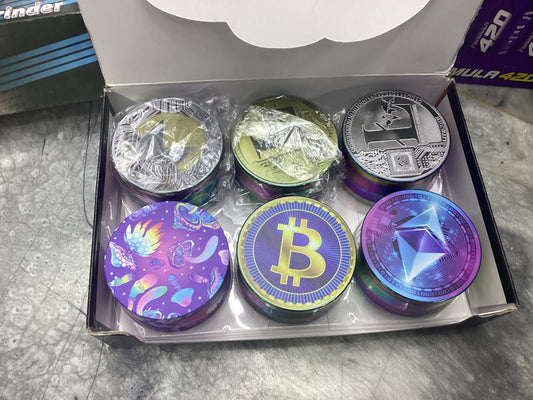 Rainbow money metal grinders