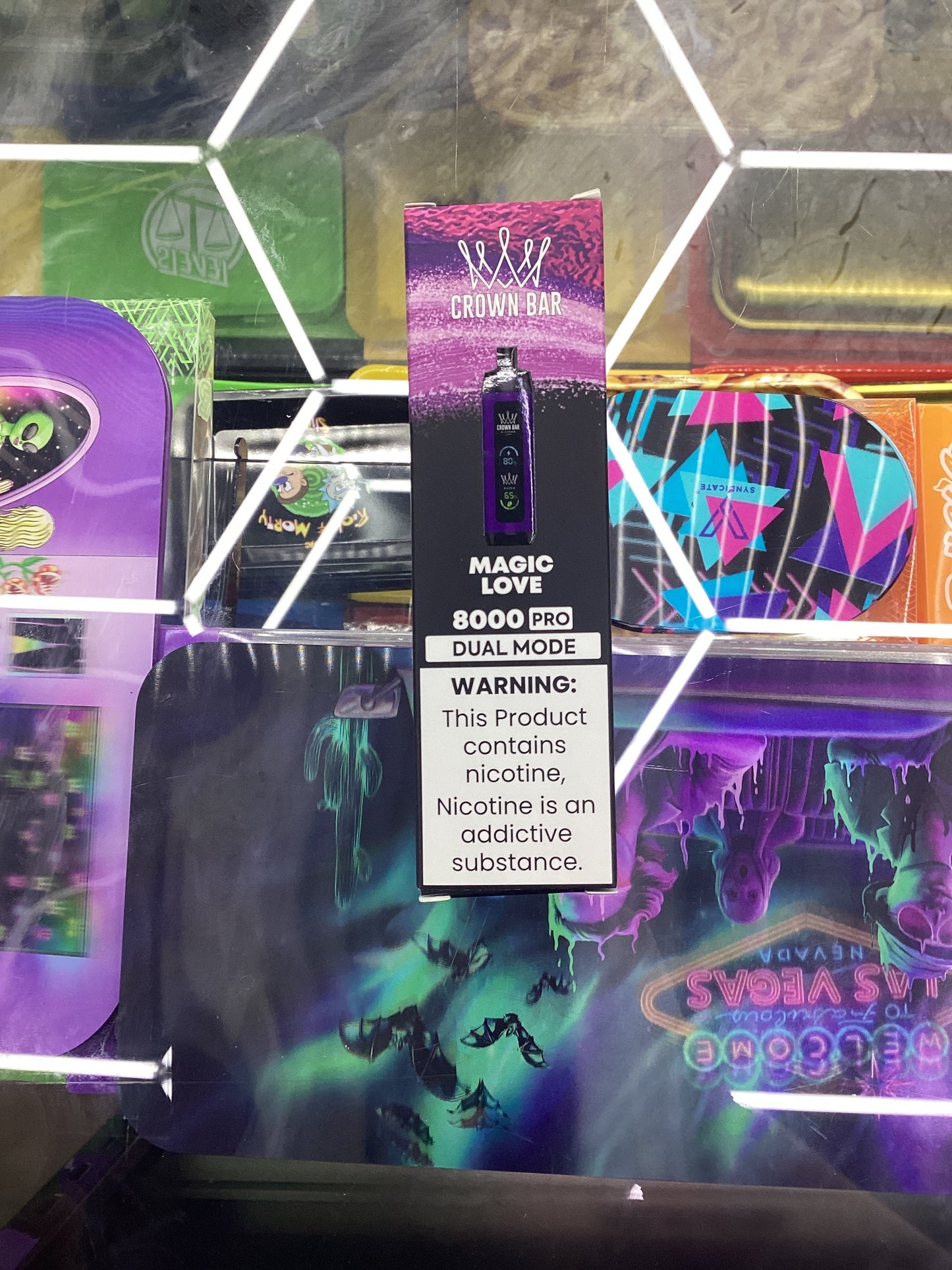 Al fakher crown bar magic love 8000puffs