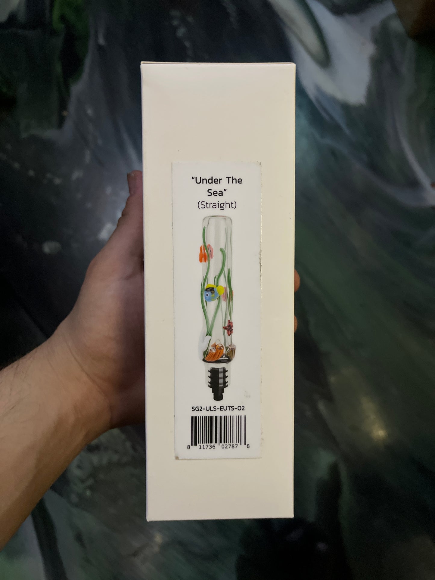 Stundenglass large glass upstem “Under The Sea” (Straight)