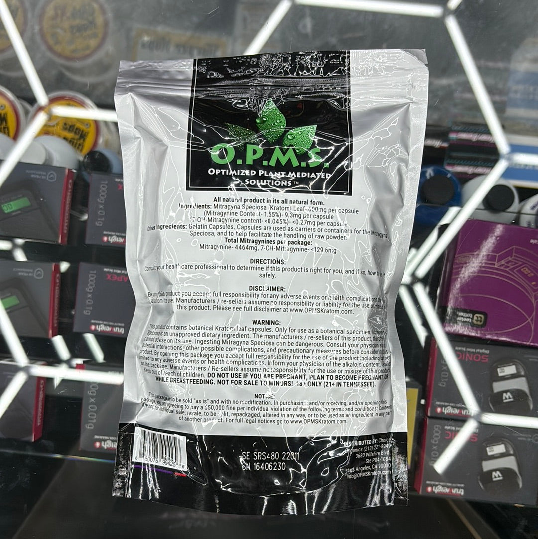 Opms sumatra kratom 480 capsules