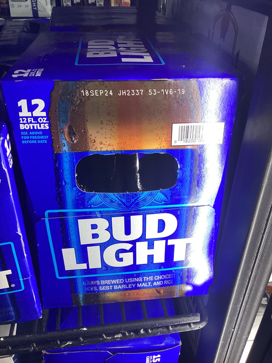 Bud light 12 pack bottles 12oz