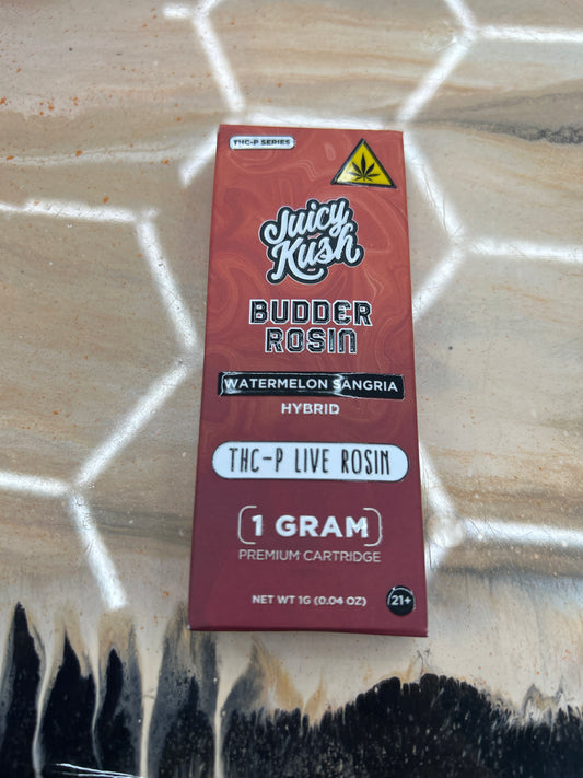 Juicy kush budder rosin 1g vape watermelon sangria hybrid