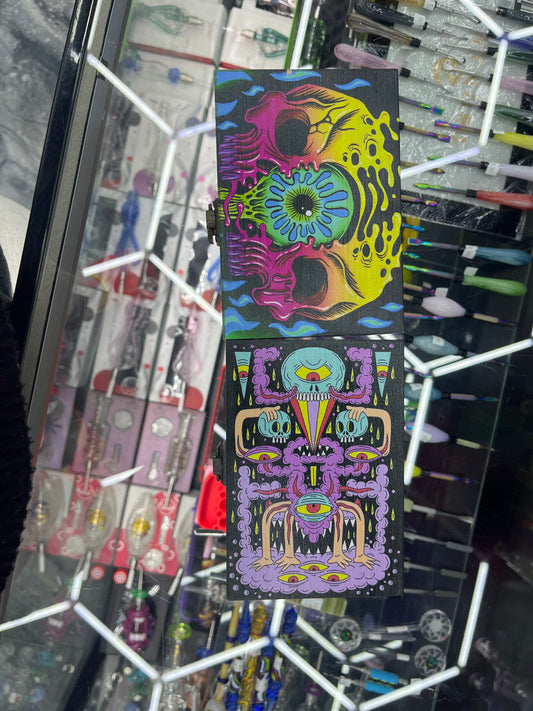 Small 4 piece wooden smoker box