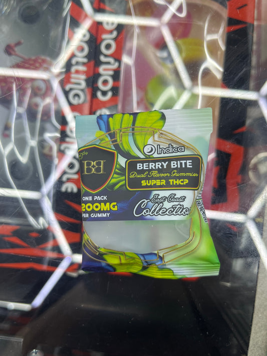 Bud buddy, East Coast collection,berry bite hybrid 1200 mg thcp gummy’s