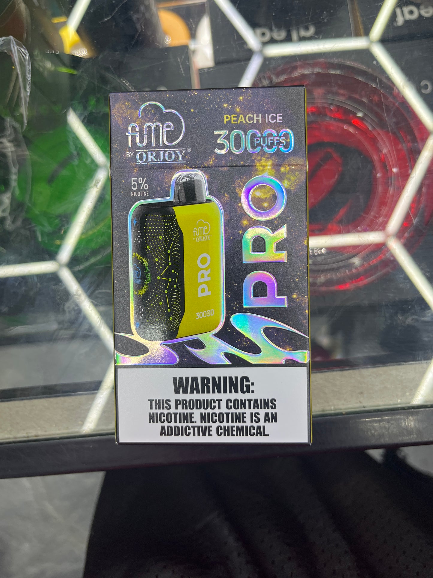 Fume 30k hits peach ice