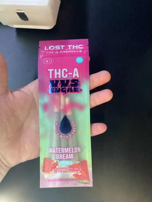 Lost thc-a pre-rolls, vvs sugar watermelon dream hybrid