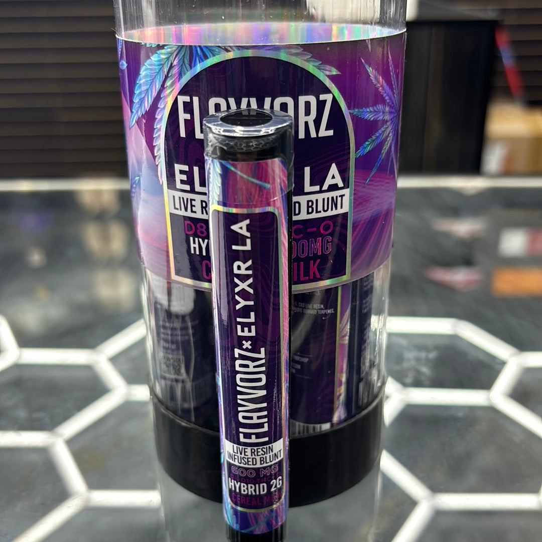 Flavors live resin infused blunt cereal, milk, hybrid,2g