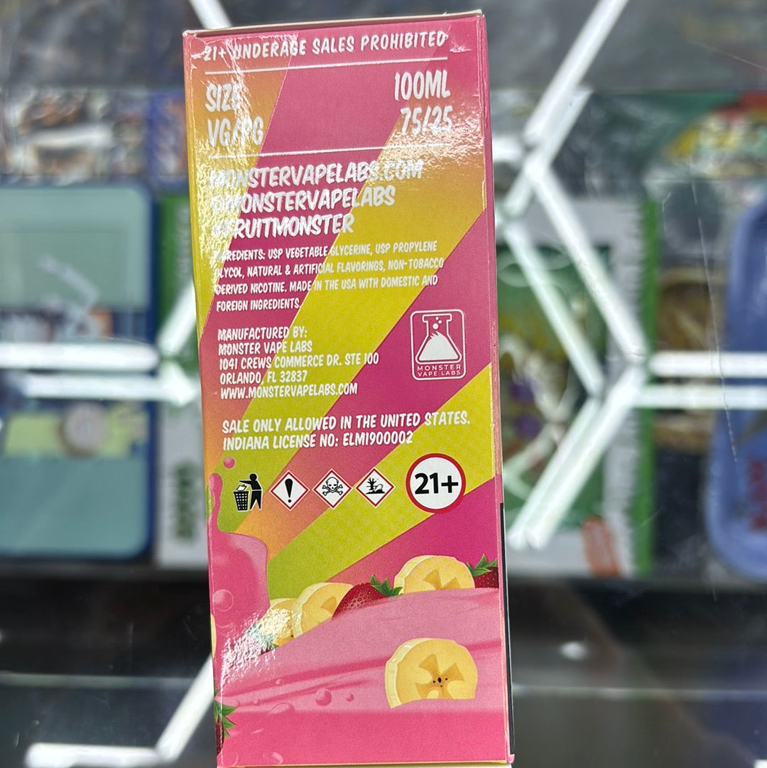 Fruit monster strawberry banana, 3MG 100 ML