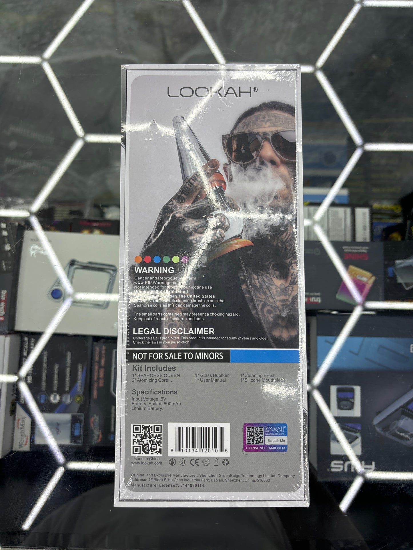 Lookah seahorse queen blue