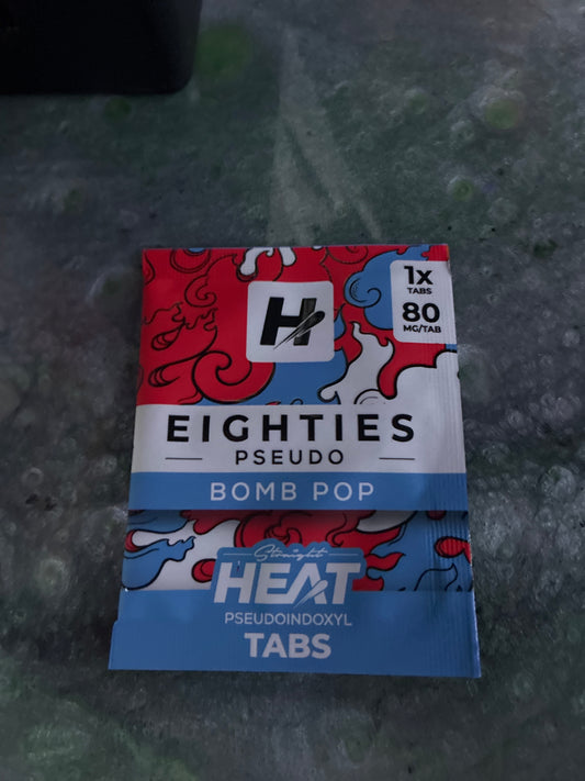 Heat eighties pseudo 7 hydroxy 80mg bomb pop