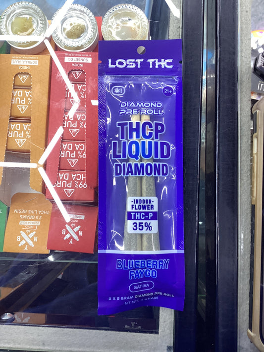 Lost thc-p pre-rolls, thcp liquid diamonds blueberry Faygo sativa
