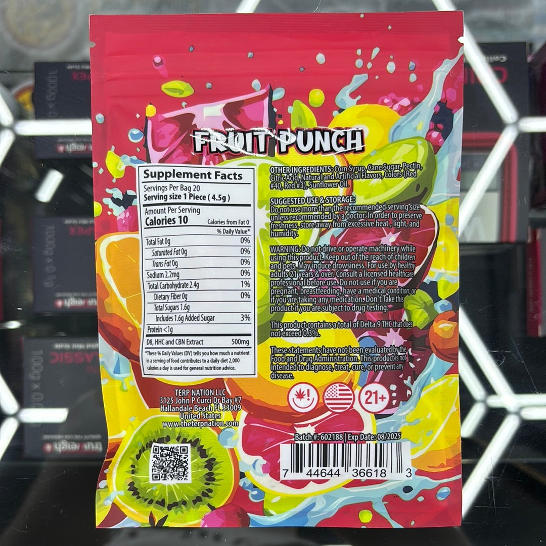 Smak’d exotic blend fruit punch 10,000 MG