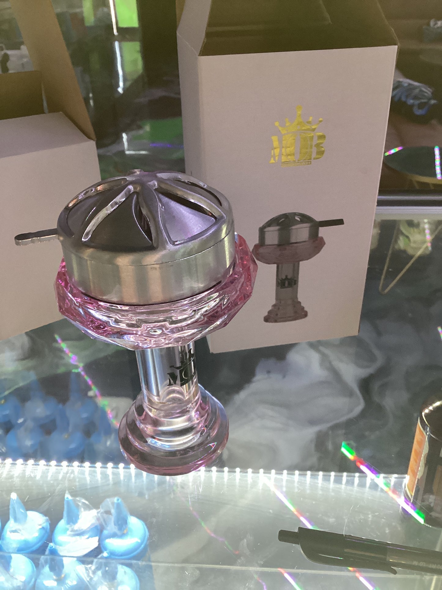 Mob hookah jewel bowl pink