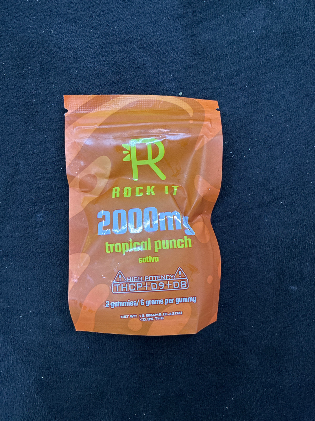 Rock it 2000mg tropical punch sativa