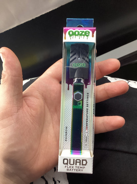 Ooze quad flex temp battery rainbow