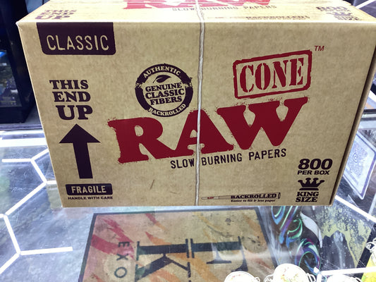 Raw classic king size cones 800ct