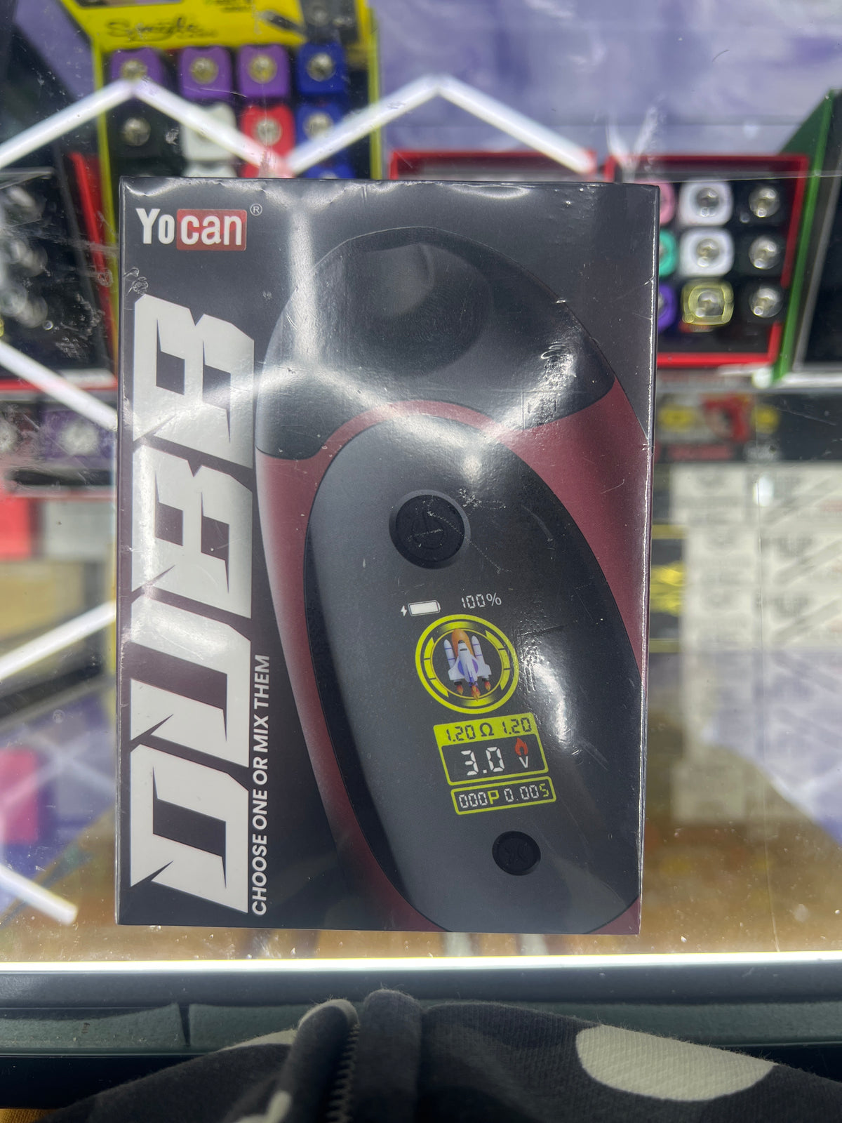 Yocan Dubb 510 Threaded Dual Cartridge Vaporizer burgundy