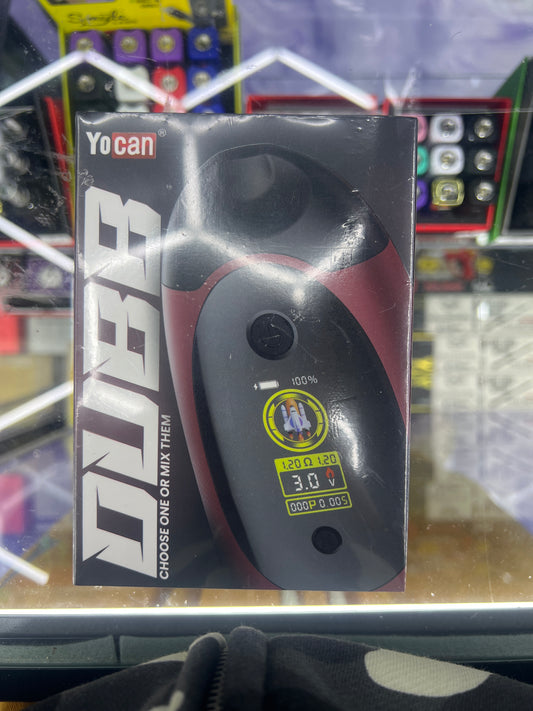Yocan Dubb 510 Threaded Dual Cartridge Vaporizer burgundy