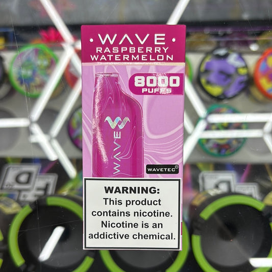 Wave raspberry watermelon, 8000 puffs