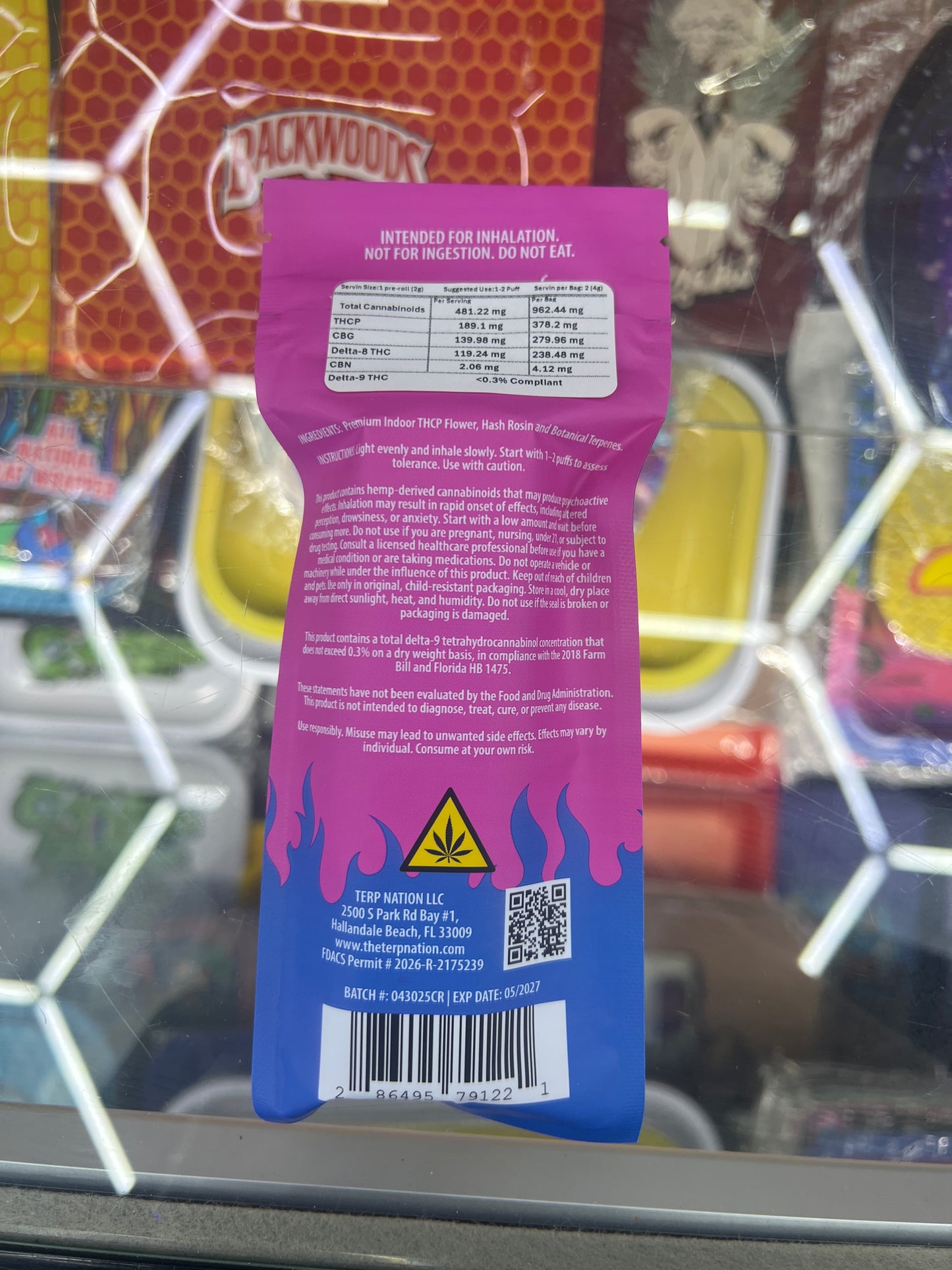 SMAK’D THCP HASH HOLE 2gx2ct CandyRain indica