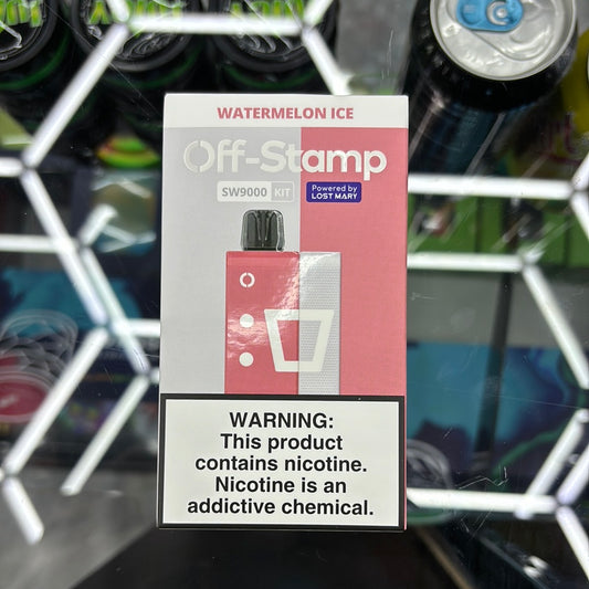 Off stamp watermelon ice