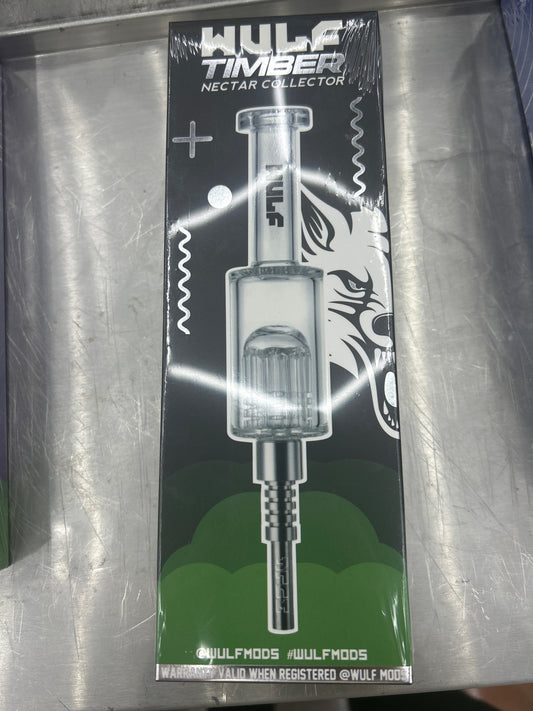 Wulf timber water filtered nectar collector black