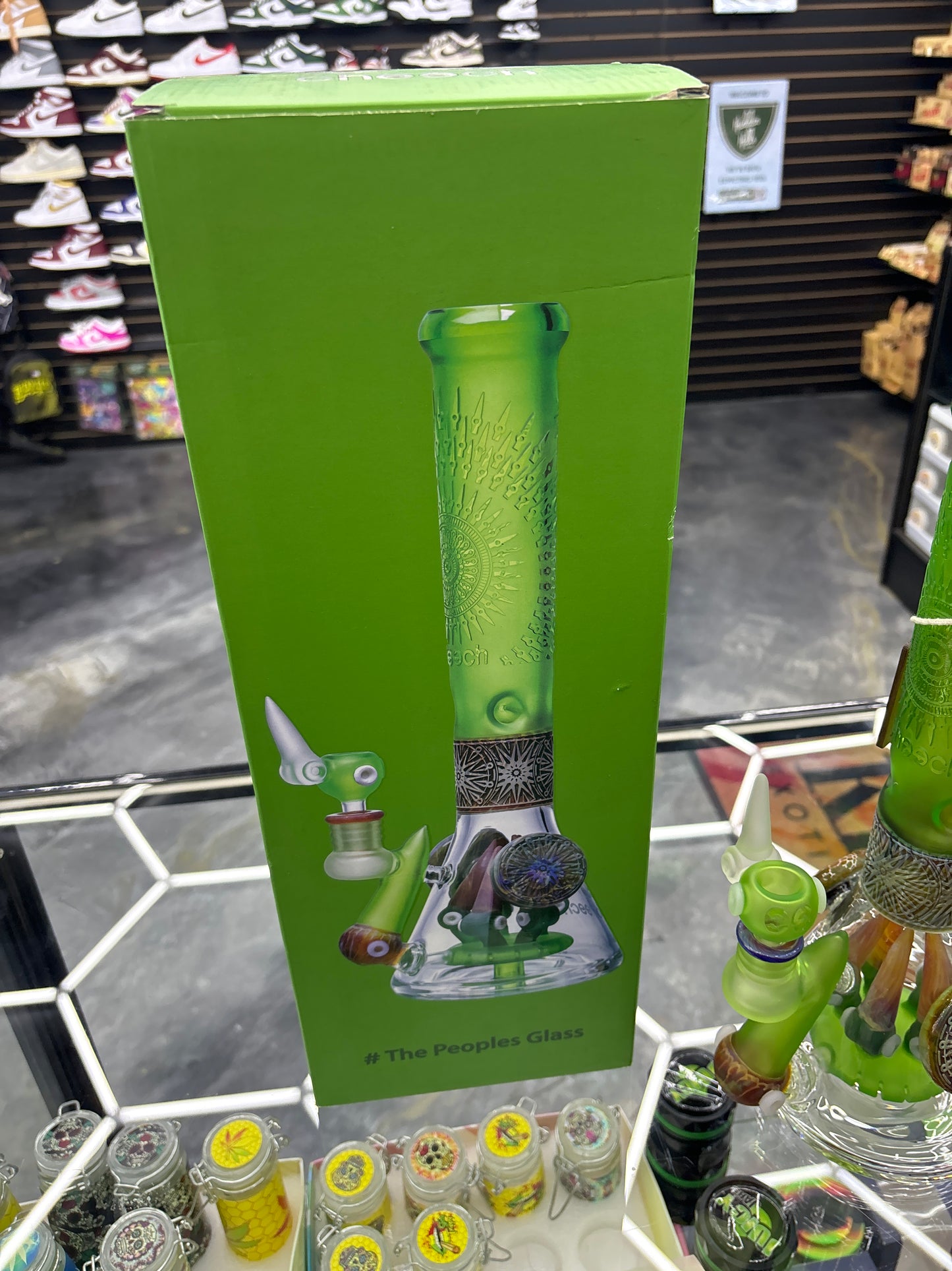 Cheech green water pipe CHE – 277