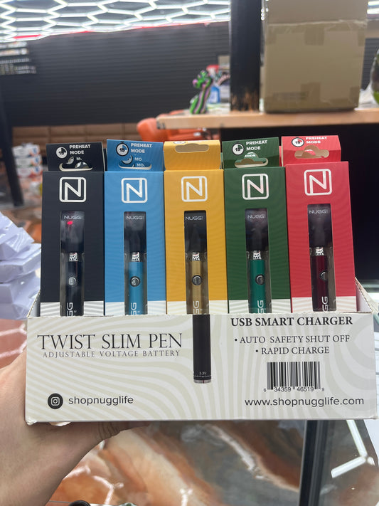 Nugg life twist slim pen black