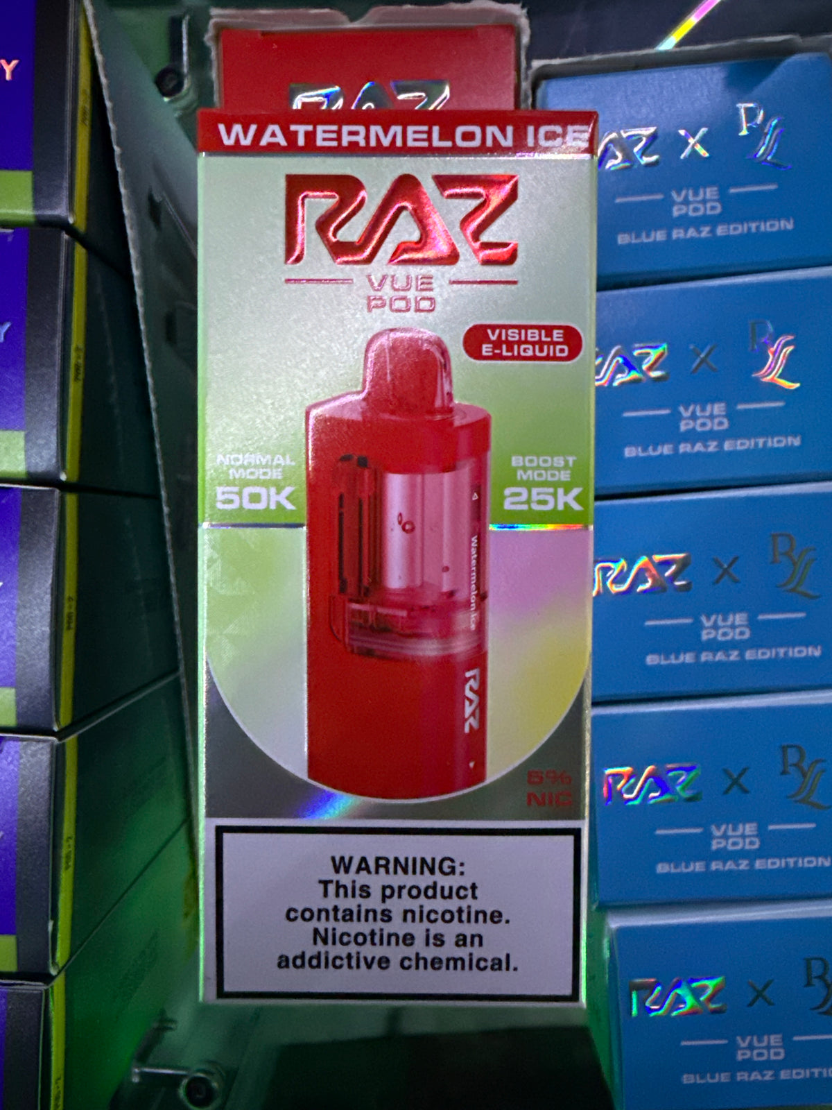 Raz Vue Pod 50k puff watermelon ice