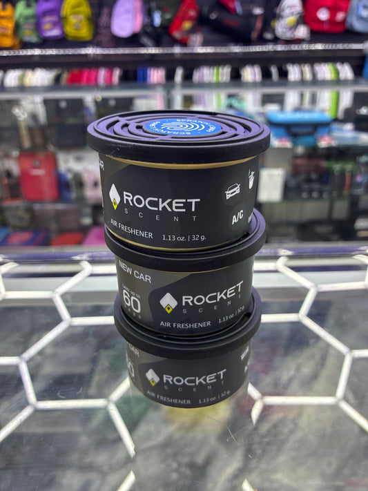 Rocket scent air freshener new car