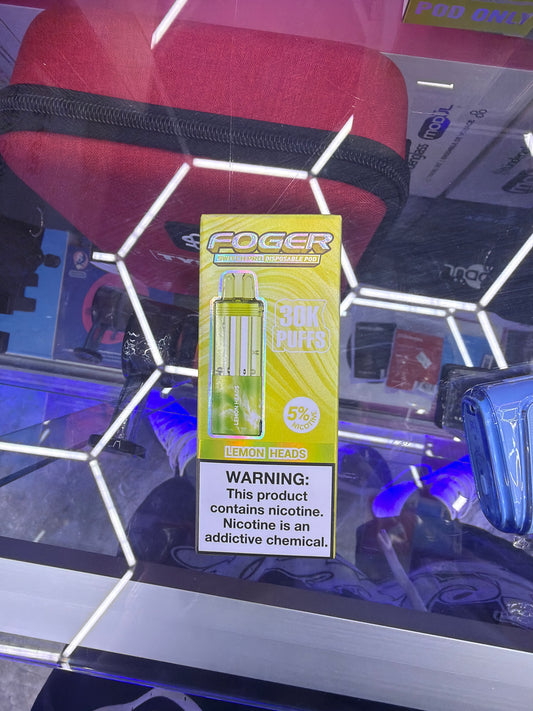 Fogger switch pro disposable pod 30k puffs lemon heads