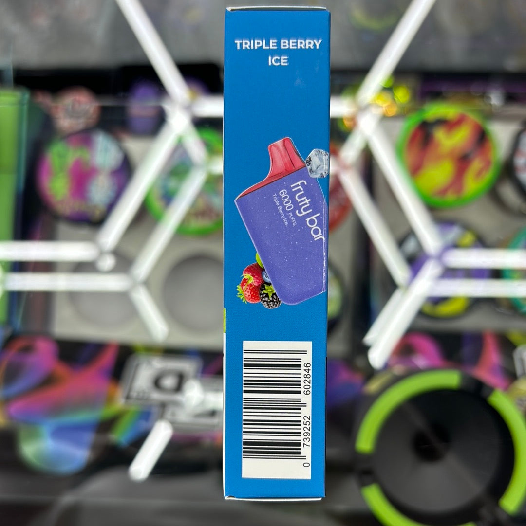 Fruity bar, 6000 triple berry ice